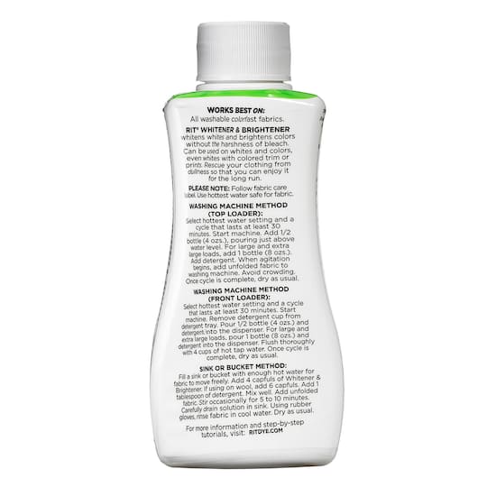 Rit® Whitener & Brightener Liquid Laundry Treatment